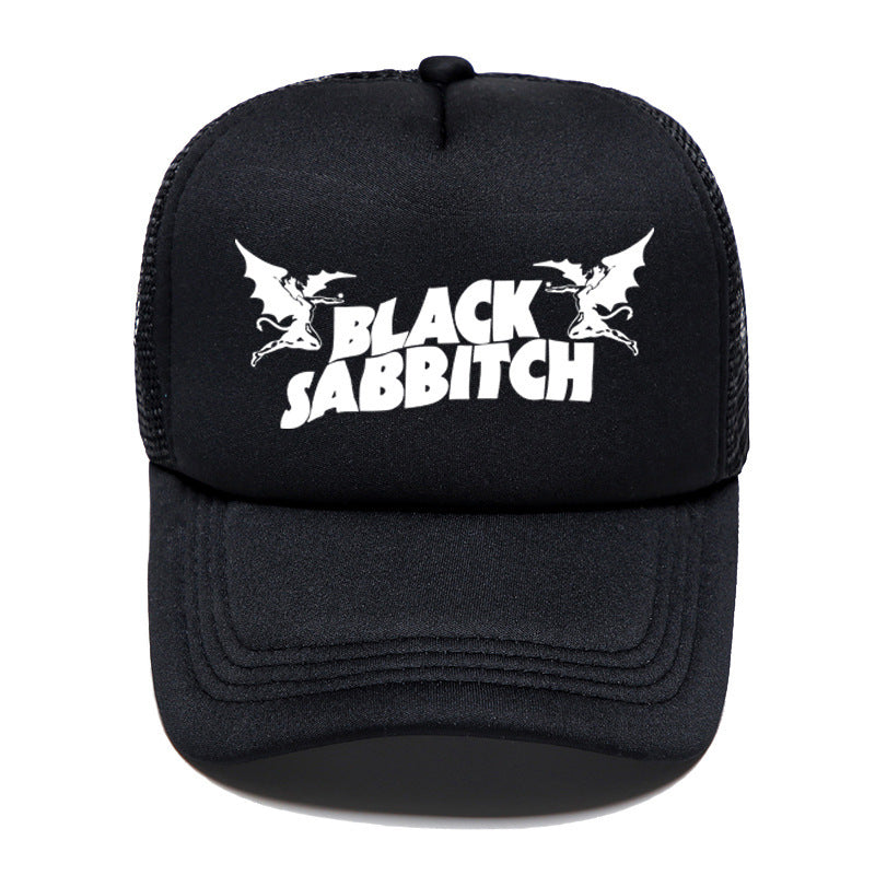 Rock band mesh hat