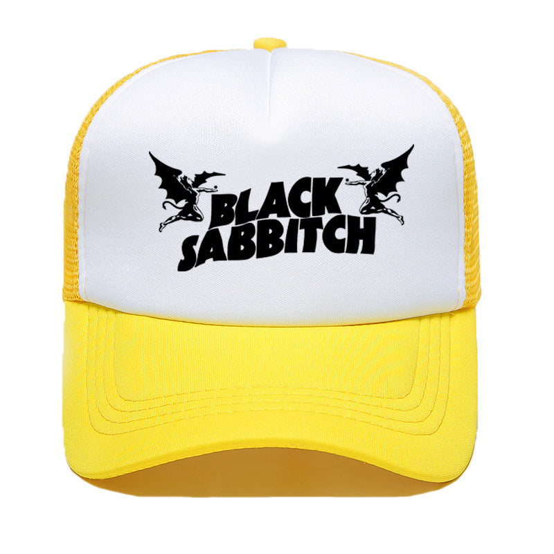 Rock band mesh hat