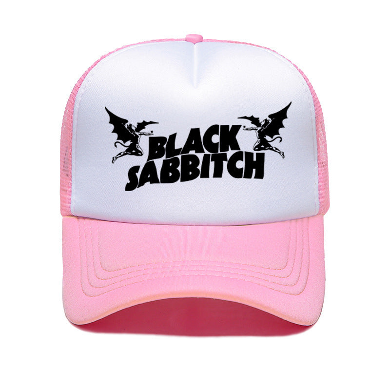 Rock band mesh hat