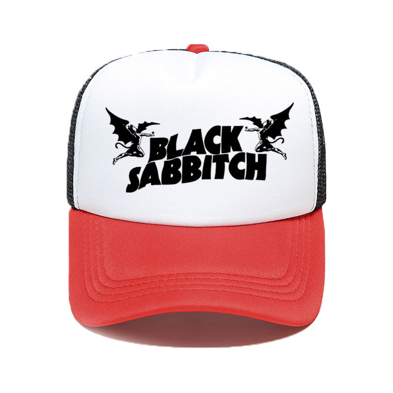 Rock band mesh hat