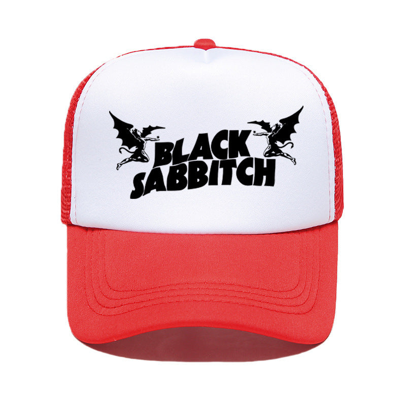 Rock band mesh hat