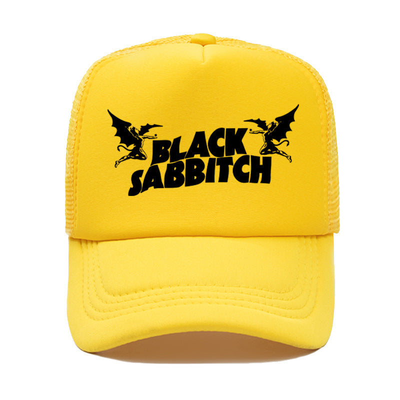 Rock band mesh hat