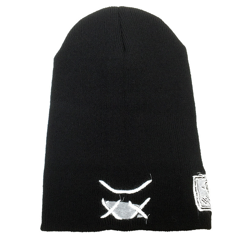 Embroidered knitted hat