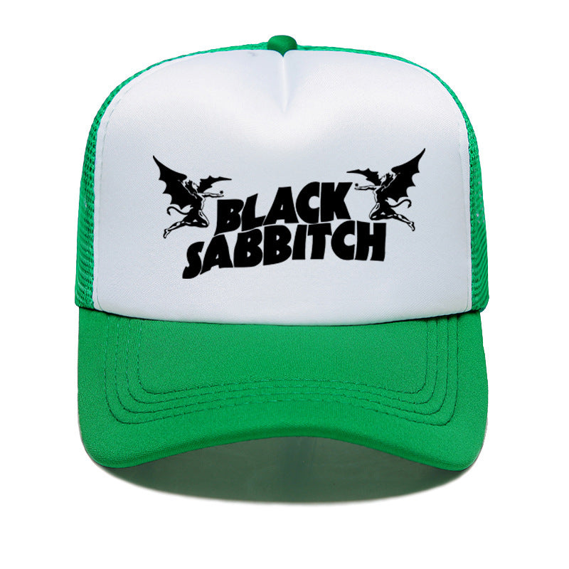 Rock band mesh hat