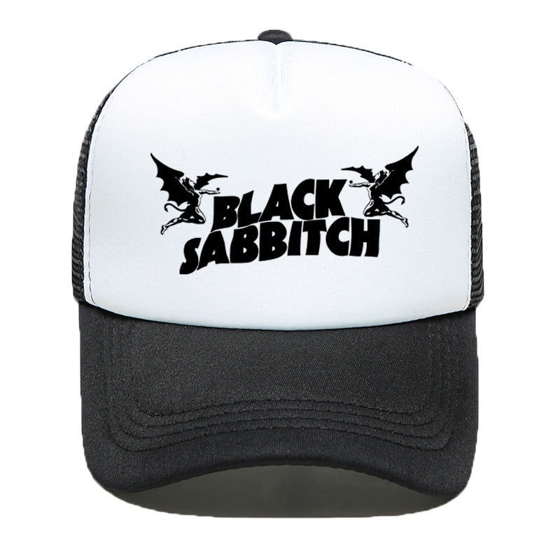Rock band mesh hat