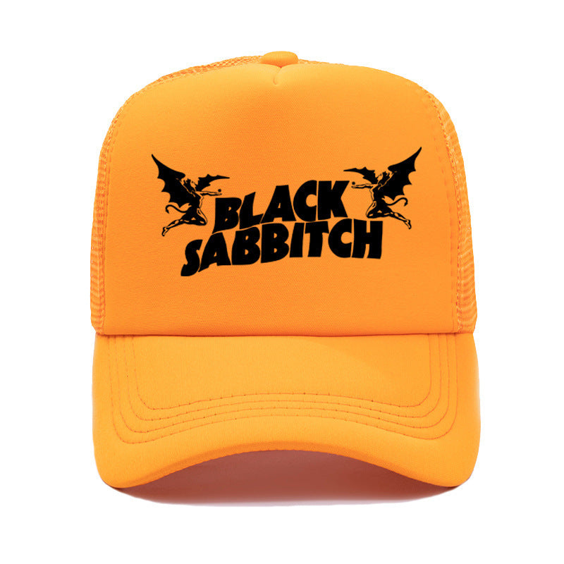 Rock band mesh hat