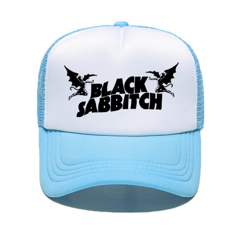 Rock band mesh hat
