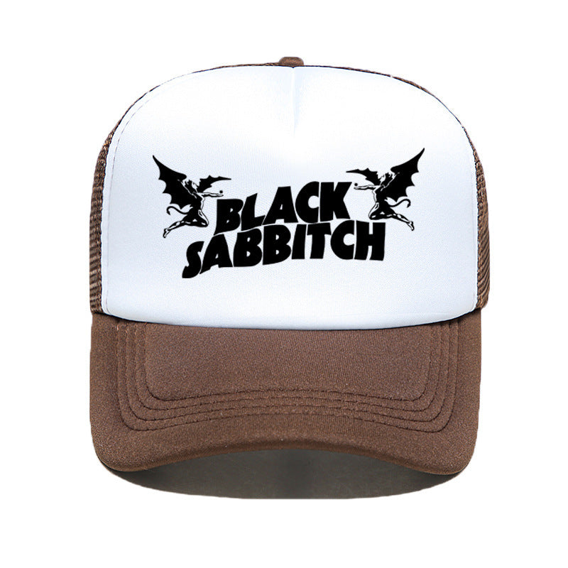 Rock band mesh hat