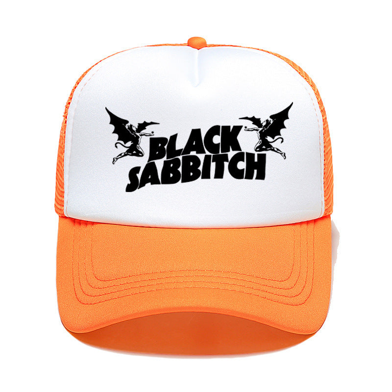 Rock band mesh hat