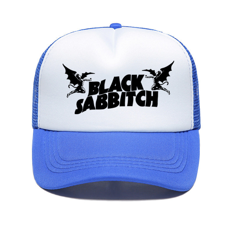 Rock band mesh hat